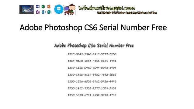 Photoshop cs6 serial generator for mac