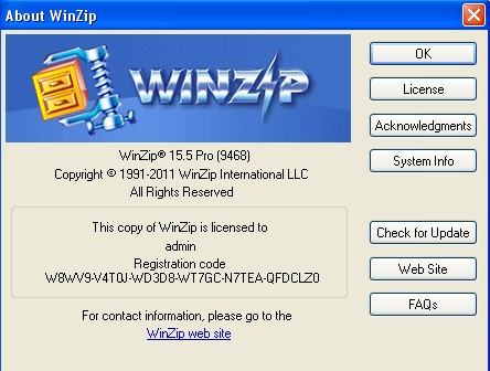 kode registrasi winzip evaluation version